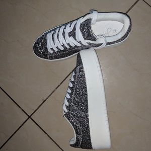 J adams metallic sneakers